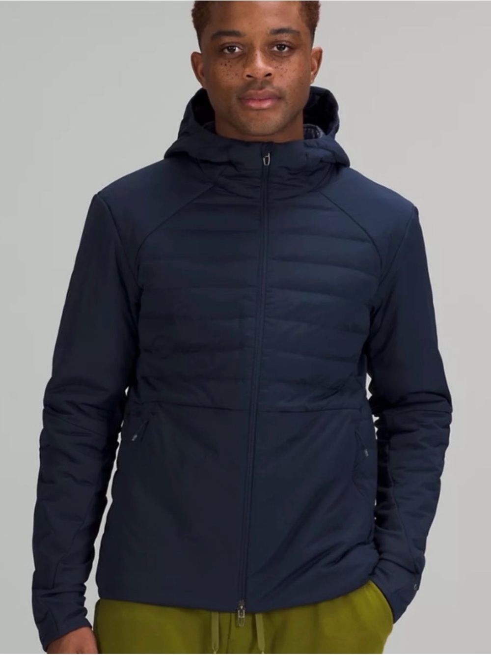 Men's Lululemon Down for It All Hoodie- Navy